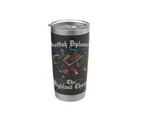 Motif de l’histoire des Highlanders écossais | Tradition Gobelet isotherme en acier inoxydable double paroi