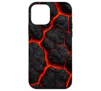 Motif de Lave craquelé Abstrait Surface de Roche volcanique Coque pour iPhone 12 Mini