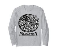 Motif de légende de la Lune et de l'esprit du Vent Slave de Meluzyna Manche Longue