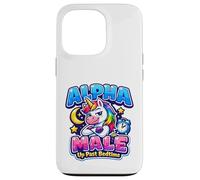 Motif de Licorne Amusant pour Homme Alpha Coque pour iPhone 13 Pro