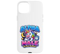 Motif de Licorne Amusant pour Homme Alpha Coque pour iPhone 15 Plus