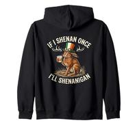 Motif de lièvre Irlandais Shenanigans de la Saint-Patrick Sweat à Capuche