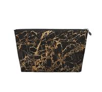 Motif de marbre doré, Trousse de Toilette Trousse de Maquillage Sac à cosmétiques Trousse de Toilette de Voyage Portable