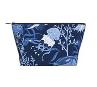 Motif de mer sous-Marine imprimé, Trousse de Toilette Trousse de Maquillage Sac à cosmétiques Trousse de Toilette de Voyage Portable