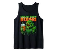 Motif de Monstre de café Amusant Swamp Brew Rising Débardeur