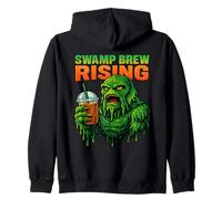 Motif de Monstre de café Amusant Swamp Brew Rising Sweat à Capuche
