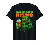 Motif de Monstre de café Amusant Swamp Brew Rising T-Shirt