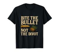Motif de Moquette de Golf Western Bite The Bullet Divot T-Shirt