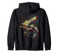 Motif de Motard Urbain avec poignée d'accélérateur Dynamique Sweat à Capuche