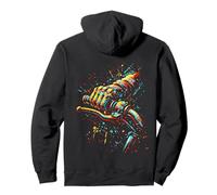 Motif de Motard Urbain avec poignée d'accélérateur Dynamique Sweat à Capuche