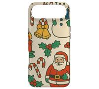 Motif de Noël rétro des années 90, décoration de Vacances nostalgique Coque pour iPhone Air