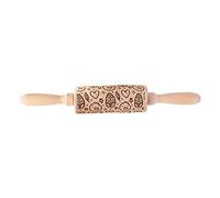 Motif de Pâques Lapin, Œuf Carottes, Poulet Embossage, Tampon en Bois Rolling Pin Biscuits, Biscuits, Fondant, Gâteau à Rouler à Rouler pour Cookie Fondant Pâte Pâte pour Bâton Gravé