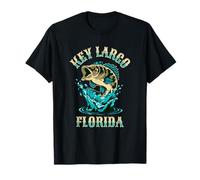 Motif de pêche de Key Largo en Floride T-Shirt