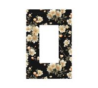 Motif de petite plaque murale pour interrupteur - Motif pêche - 1 interrupteur - Décoration pour la maison, la cuisine, la salle de bain