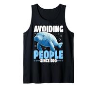 Motif de Pomme de Terre Flottante de Vache de mer Lamantin Débardeur