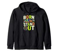 Motif de Reptile Amusant Born to Stand Out caméléon Sweat à Capuche