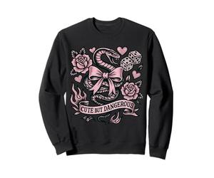 Motif de Tatouage Mignon mais Dangereux en Forme de Serpent Sweatshirt