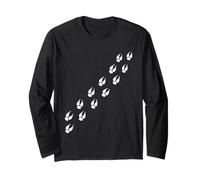 Motif de Traces de Sabots de cerf pour la fête des pères Manche Longue