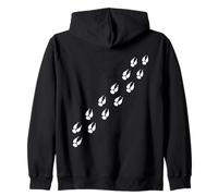 Motif de Traces de Sabots de cerf pour la fête des pères Sweat à Capuche