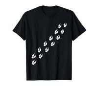 Motif de Traces de Sabots de cerf pour la fête des pères T-Shirt