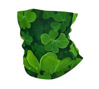 Motif De Trèfle pour La Saint-Patrick Unisexe Bandeau Multifonctionnel Foulard Thermique Snood pour Hiver Ski Vélo Pêche