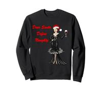 Motif Dear Santa Naughty Christmas Party Vibes Sweatshirt