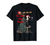 Motif Dear Santa Naughty Christmas Party Vibes T-Shirt