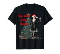 Motif Dear Santa Naughty Christmas Party Vibes T-Shirt