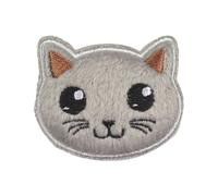 Motif Décoratif Brodé Thermocollant Chat ¿ Prym (43 X 51 Mm) Taille : 43 X 51 Mm. Color : Chat