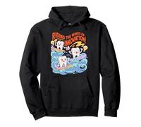 Motif Dents Mignonnes sur Les Vagues d'innovation Sweat à Capuche