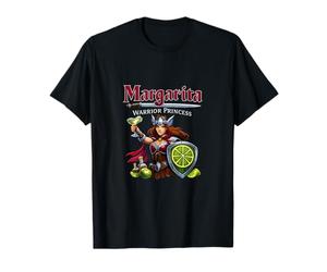 Motif d'équipage de fête à la Tequila Margarita Warrior Princess T-Shirt