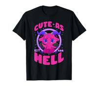 Motif Dessin animé Mignon comme l'enfer T-Shirt