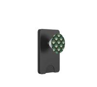 Motif d'éventail Art Déco - Vert - Motif géométrique Vintage PopSockets PopWallet pour MagSafe