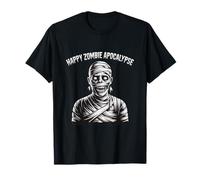 Motif d'horreur et d'horreur Happy Zombie Apocalypse T-Shirt