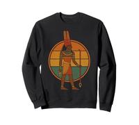 Motif Dieu égyptien Amon rétro Sweatshirt