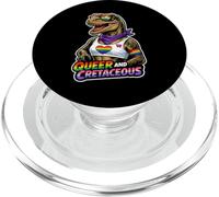 Motif Dinosaure Arc-en-Ciel Queer et crétacé PopSockets PopGrip pour MagSafe