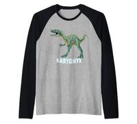 Motif Dinosaure Baryonyx Manche Raglan