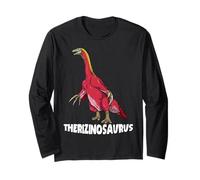 Motif Dinosaure Therizinosaurus Manche Longue
