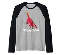 Motif Dinosaure Therizinosaurus Manche Raglan