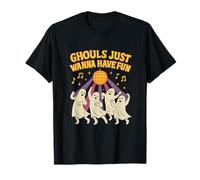 Motif Disco Ghouls Just Want Have Fun Halloween T-Shirt