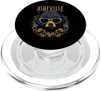 Motif d'ours Amusant à Asheville, Caroline du Nord, États-Unis PopSockets PopGrip pour MagSafe