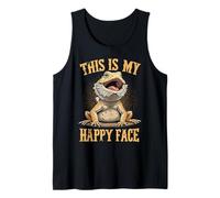 Motif dragon barbu « This Is My Happy Face » Débardeur