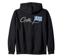 Motif Drapeau de la Grèce avec Inscription « Island Pride » Sweat à Capuche