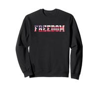 Motif Drapeau de la liberté 4 Juillet Sweatshirt