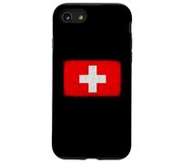 Motif drapeau de la Suisse pour hommes, femmes, enfants Coque pour iPhone SE (2020) / 7 / 8