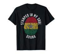 Motif Drapeau du Ghana estampillé My Soul Ghana Pride T-Shirt