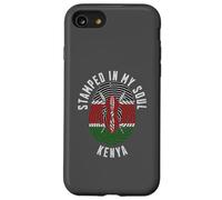 Motif Drapeau du Kenya estampillé « My Soul » Coque pour iPhone SE (2020) / 7/8