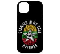 Motif Drapeau du Myanmar avec Inscription « My Soul » Coque pour iPhone 14 Plus