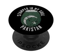 Motif Drapeau du Pakistan My Soul Pakistan Pride PopSockets PopGrip Adhésif