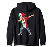 Motif Drapeau Mexicain Fier Sweat à Capuche